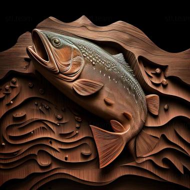 3D model trout (STL)